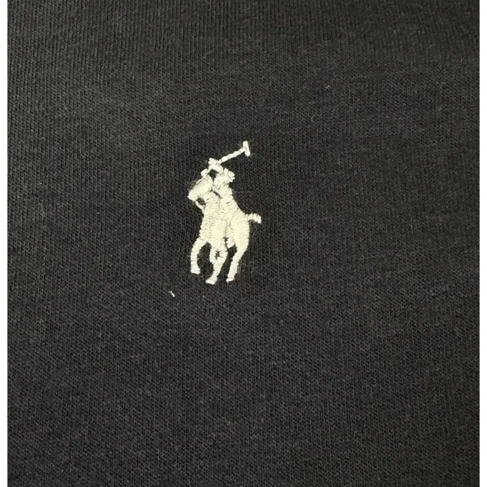 Polo Ralph Lauren Shirt Womens Medium Black Long Sleeve PJs Pajama Sleep Top NWT